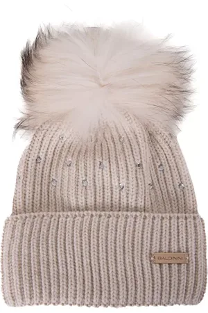 BALDININI Tilbehør, Dame, , ONE SIZE, Vinter Krystal Creme Beanie
