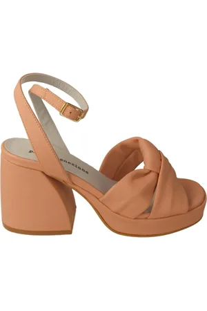 POESIE VENEZIANE Sko, Dame, Lyserød, 36 EU, Læder, Laks Læder Sandal Elegant Stil