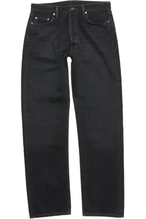 Acne Studios Jeans, Herre, Sort, W33 L32, Uld, Stilfulde 5-lomme bukser
