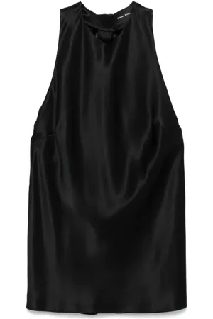 Simone Rocha Kjole, Dame, Sort, S, Bue Detalje Halter Top