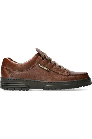 Mephisto Sko, Herre, Brun, 39 EU, Læder, Ørkenbrune Snøresko