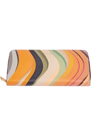 Paul Smith Tilbehør, Dame, Flerfarvet, ONE SIZE, Læder, Dusky Swirl Lynlåspung
