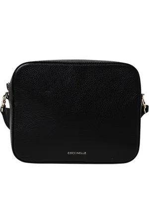 Coccinelle Taske, Dame, Sort, ONE SIZE, Læder, Sort Læder Crossbody Kamerataske