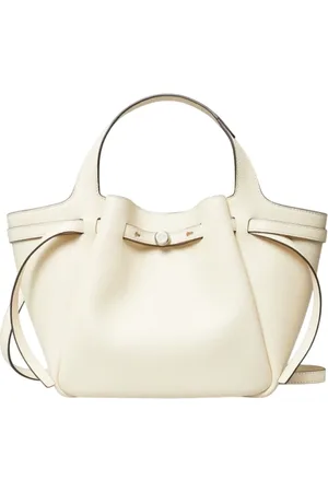 Tory Burch Taske, Dame, Hvid, ONE SIZE, Læder, Small Romy Tote