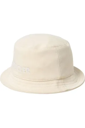 Moncler Tilbehør, Dame, , 56 CM, Bomuld, Multifarvet Logo Broderi Vinterhat