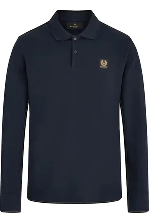 Belstaff Top, Herre, Blå, S, Uld, Klassiske Polo Skjorter til Mænd