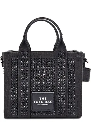 Marc Jacobs Taske, Dame, Sort, ONE SIZE, Bomuld, Krystal Crossbody Tote Taske med Strass