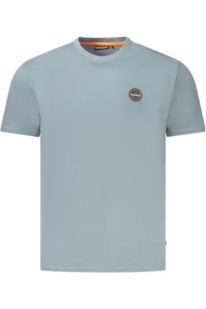 Napapijri Top, Herre, Grøn, XL, Bomuld, Grå Herre Bomulds T-Shirt