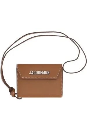 Jacquemus Tilbehør, Herre, Brun, ONE SIZE, Læder, Elegant læderpung med klaplukning