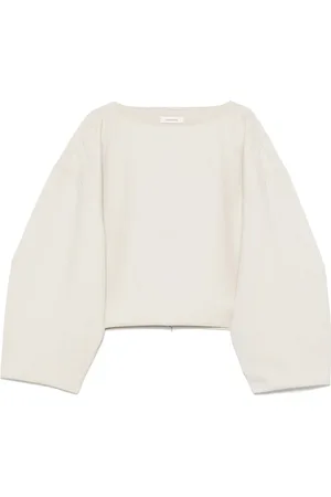 Entire Studios Top, Dame, , XS, Uld, Fondant Boat Neck Jumper
