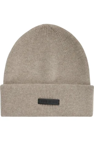 FEAR OF GOD Tilbehør, Herre, , ONE SIZE, Uld, Uld Kashmir Sort Beanie Hat