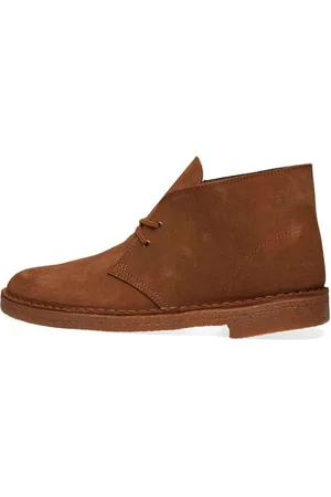 Clarks Sko, Herre, Brun, 43 EU, Læder, Ørkenstøvle i Cola Ruskind
