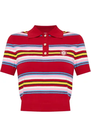 Casablanca Strik, Dame, Flerfarvet, S, Multifarvet T-shirt & Polo