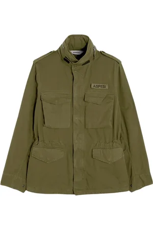 Aspesi Jakke, Herre, Grøn, 2XL, Uld, Grøn Stilfulde Frakker