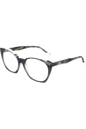 Etnia Barcelona Tilbehør, unisex, Sort, 55 MM, Uld, Elegant Cat Eye Briller Cleopatra