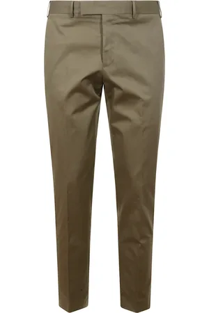 PT Torino Bukser, Herre, Grøn, 2XL, Uld, Hvide sommerbukser til stilfuldt look