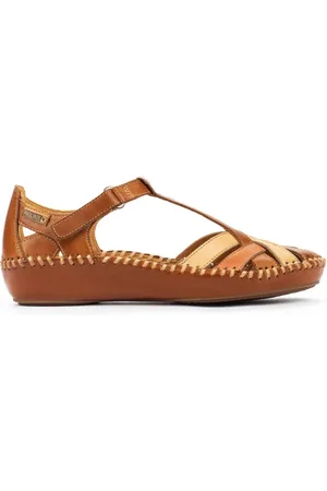 Pikolinos Sko, Dame, Brun, 40 EU, Læder, Brun Mix Damesandal - Vallarta