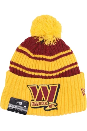 New Era Tilbehør, Herre, Flerfarvet, ONE SIZE, Uld, NFL Pom Pom Beanie Hat Washington Commanders