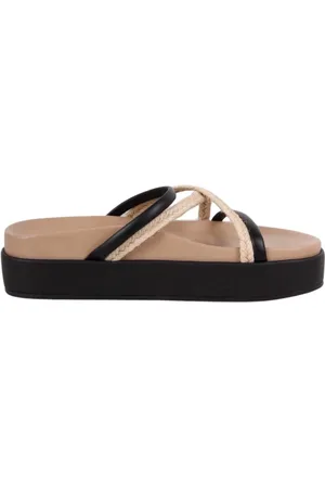 Ancient Greek Sandals Sko, Dame, Sort, 36 EU, Læder, Snorremønster Kryds Sandal