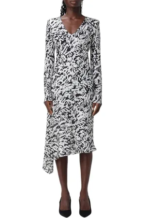 Patrizia Pepe Kjole, Dame, Sort, S, Elegant Silkekjole