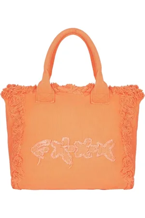 F**K Taske, Dame, , ONE SIZE, Bomuld, Bomuld Shopper Taske med Broderet Logo