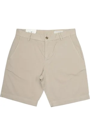 BROOKSFIELD Shorts, Herre, , S, Bomuld, Bomuld Bermuda Shorts med lynlåslukning