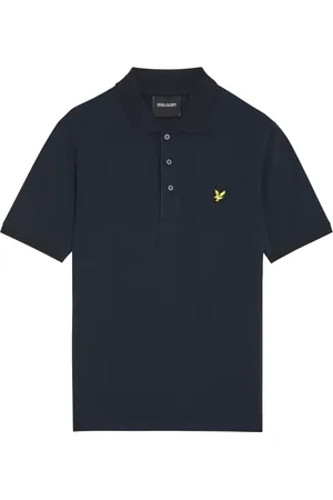 Lyle & Scott Top, Herre, Blå, L, Bomuld, Kortærmet Polo Skjorte Essential