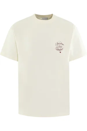 Drôle de Monsieur Top, Herre, Hvid, XL, Bomuld, Vignes T-Shirt