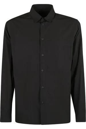 Moncler Skjorte, Herre, Sort, L, Uld, Stilfulde Skjorter Samling