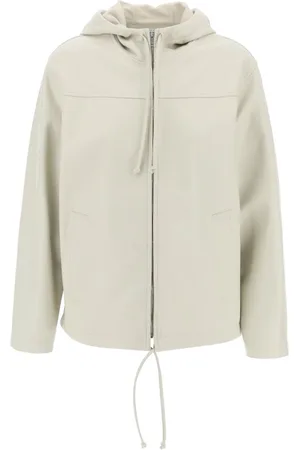 Bottega Veneta Jakke, Dame, Hvid, M, Uld, Stilfuld Jakke til Mænd og Kvinder