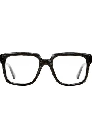 KUBORAUM Tilbehør, Dame, Sort, ONE SIZE, Firkantet Sort Acetat Briller