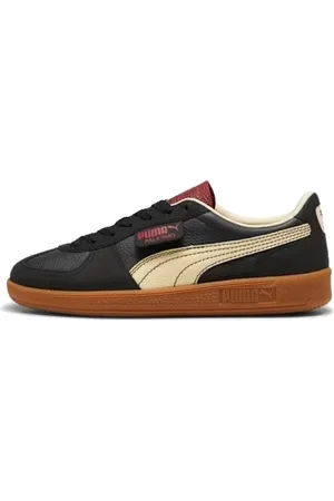 PUMA Sko, Herre, Sort, 45 EU, Læder, Players Lane Sort Rød Sneakers