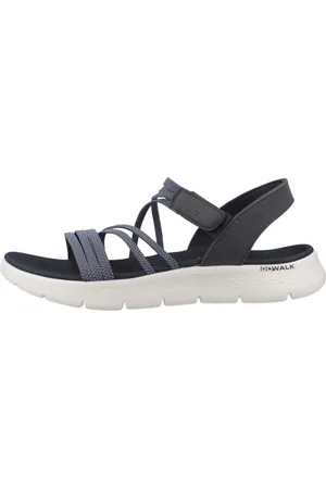 Skechers Sko, Dame, Blå, 39 EU, Flex Sandaler til Aktiv Livsstil