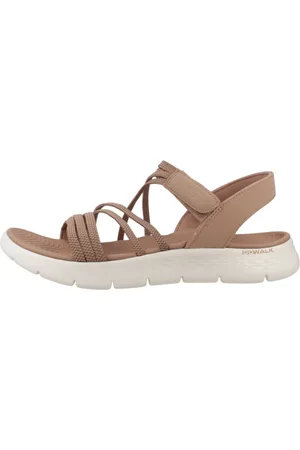 Skechers Sko, Dame, Brun, 38 EU, Flex Sandaler til Kvinder