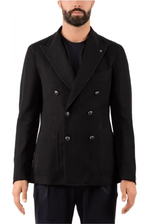 TAGLIATORE Jakke, Herre, Sort, M, Uld, Blazer