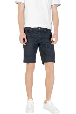 Jeckerson Shorts, Herre, Blå, W34, Bomuld, Slim Fit Bermuda Shorts til Mænd