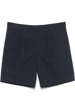Tom Ford Shorts, Herre, Blå, W34, Bomuld, Silkebomuldsshorts med lommer