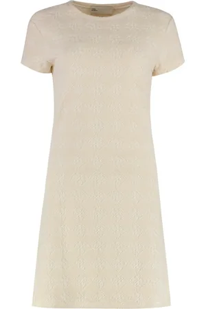 Tory Burch Kjole, Dame, , M, Bomuld, Jacquard Logo Bomuldsblandet Kjole