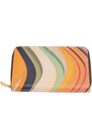Paul Smith Tilbehør, Dame, Flerfarvet, ONE SIZE, Læder, Dusky Swirl Lynlåspung