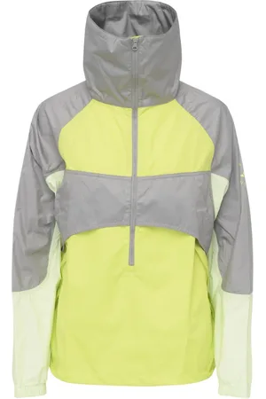 adidas Jakke, Dame, Gul, S, Uld, Gul vindtæt jakke med hætte