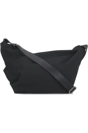 YOHJI YAMAMOTO Taske, Herre, Sort, ONE SIZE, Uld, Sort uld skuldertaske til kvinde