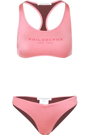 Serafini Badetøj, Dame, Lyserød, L, Fuchsia Sports Top med Logo