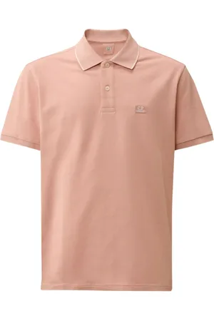 C.P. Company Top, Herre, Lyserød, 3XL, Bomuld, Stræk Piquet Logo Polo Misty Rose