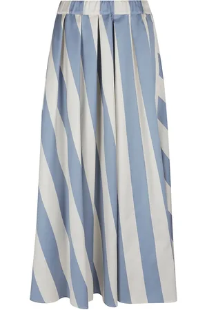 Max Mara Nederdel, Dame, Flerfarvet, S, Elegant Sort Nederdel