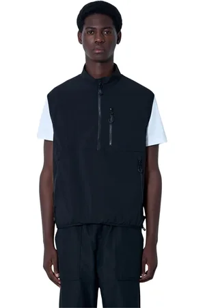 Comme des Garçons Jakke, Herre, Sort, S, Nylon, Ripstop Multi-Lomme Vest