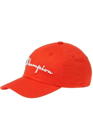 Champion Tilbehør, unisex, Rød, ONE SIZE, Bomuld, Script Logo Kasket Rød