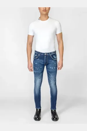 My Brand Jeans, Herre, Blå, W34, Uld, Gradient Blå Jeans Stilfuld Mode