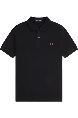 Fred Perry Top, Herre, Sort, S, Bomuld, Klassisk Bomuldspolo