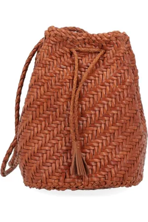 Dragon Diffusion Taske, Dame, Brun, ONE SIZE, Dobbelt Jun Tan PomPom Taske