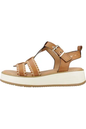 Carmela Sko, Dame, Brun, 40 EU, Uld, Stilfulde Wedges Sandal til Kvinder